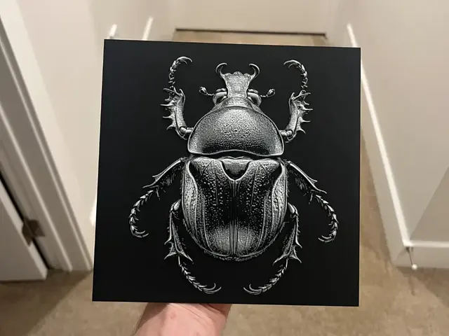 HueForge model: Scarab Beetle Hueforge by RP47 Designs