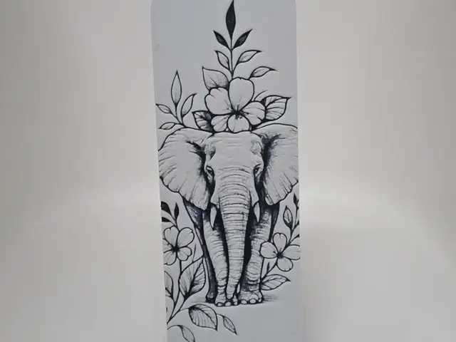 HueForge model: Elephant Bookmark by Morganja