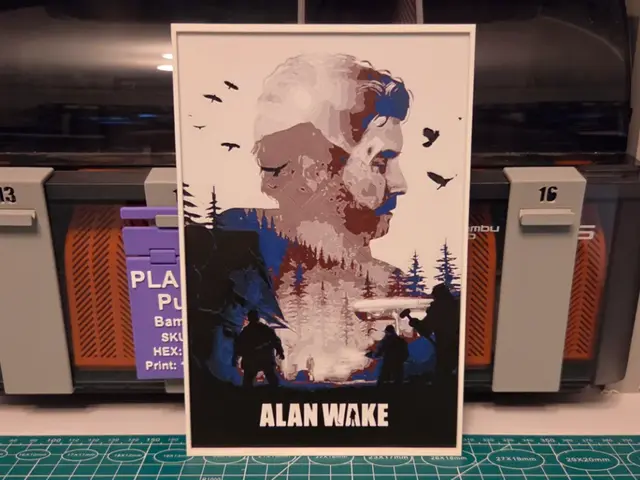 Alan Wake Game Poster - Hueforge Art