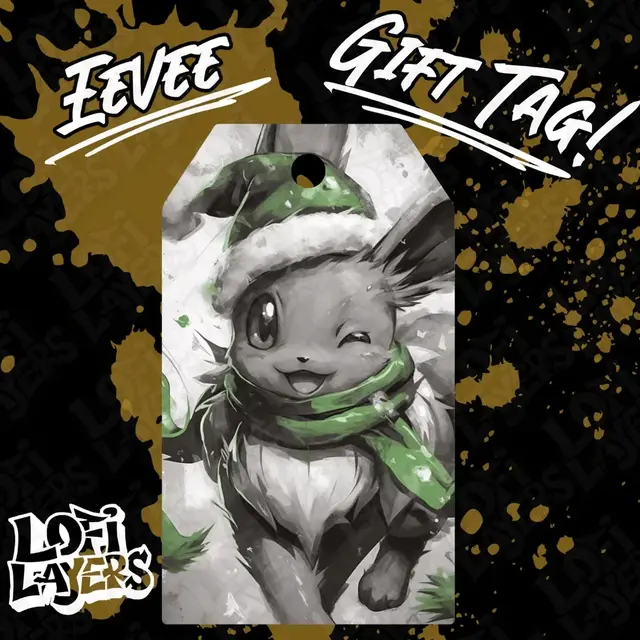 HueForge model: Eevee Gift Tag Hueforge by LoFi Layers
