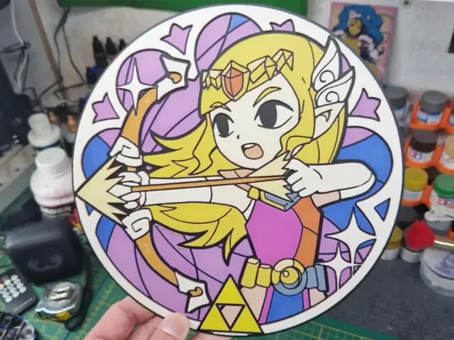 HueForge model: The Legend Of Zelda Hueforge - Princess Zelda by Dakiren