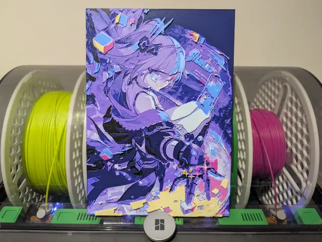 HueForge model: Silver Wolf Lv999: Honkai Star Rail by Razel