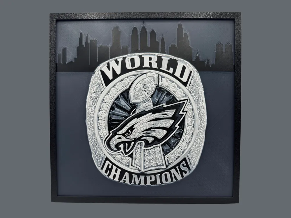 Philadelphia Eagles - First Championship Ring by Canadian Gamer HueForge model: Philadelphia Eagles - First Championship Ring by Canadian Gamer