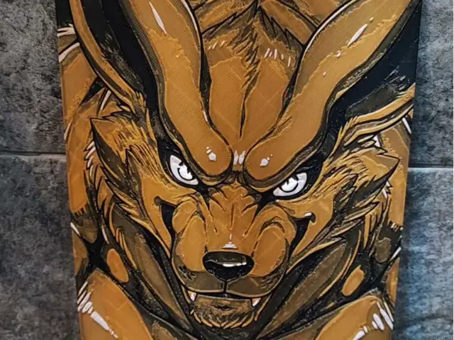 HueForge model: Epic Kurama by Garuda3D