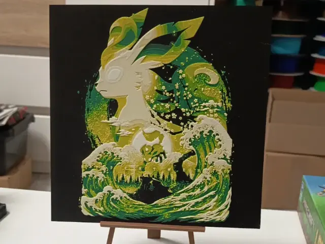 Pokemon Leafeon Hueforge