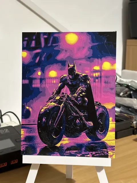 HueForge model: Batman HueForge AMS by enricoRE