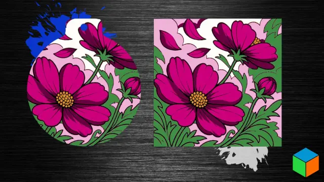 Pink Petals — Ornament + 200×200 Poster