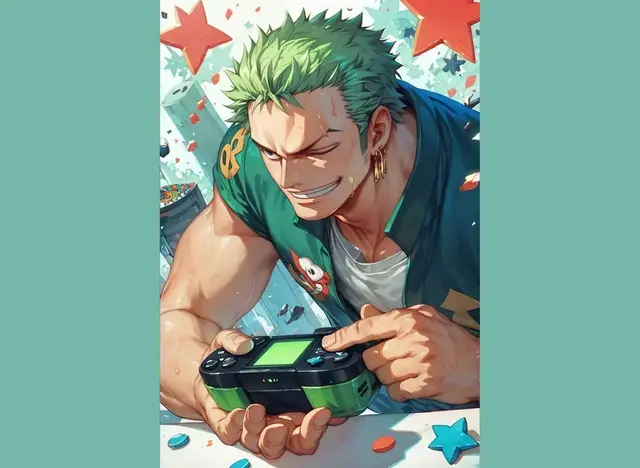 HueForge model: Roronoa Zoro - Hueforge by suaimondi