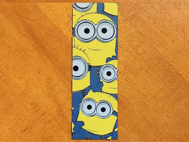 HueForge model: Minions Bookmark - 4 Colours - Hueforge by Sarge