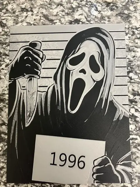 HueForge model: ghostface mugshot (HueForge print) by Houston713Texan