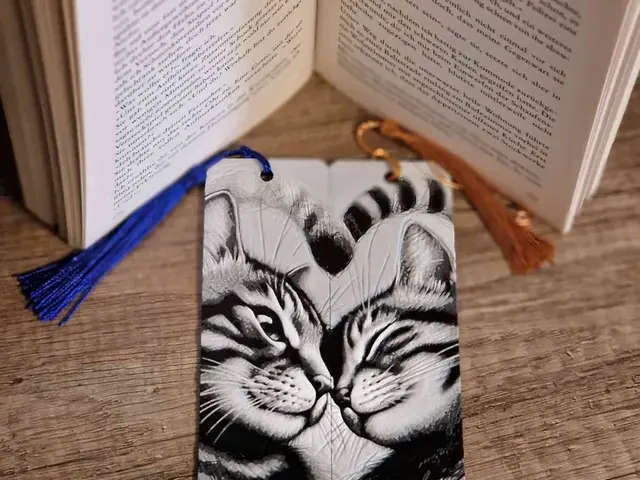 HueForge model: Cat Love Bookmark by Schuettdesign