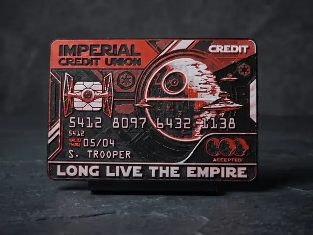 HueForge model: Star Wars - Imperial Credit Union Card by LED