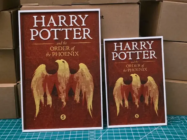 HueForge model: Harry Potter and the Order of the Phoenix Poster by Lumpy3D