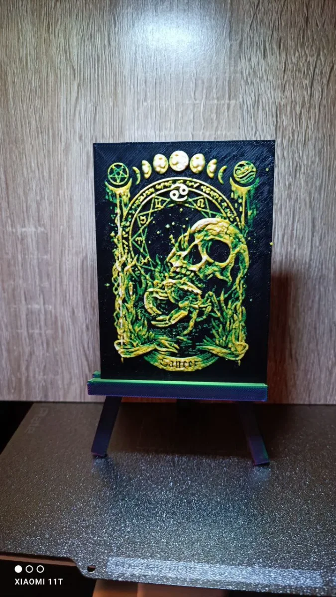 zodiac signs (cancer) hueforge by KO Additive Labo HueForge model: zodiac signs (cancer) hueforge by KO Additive Labo