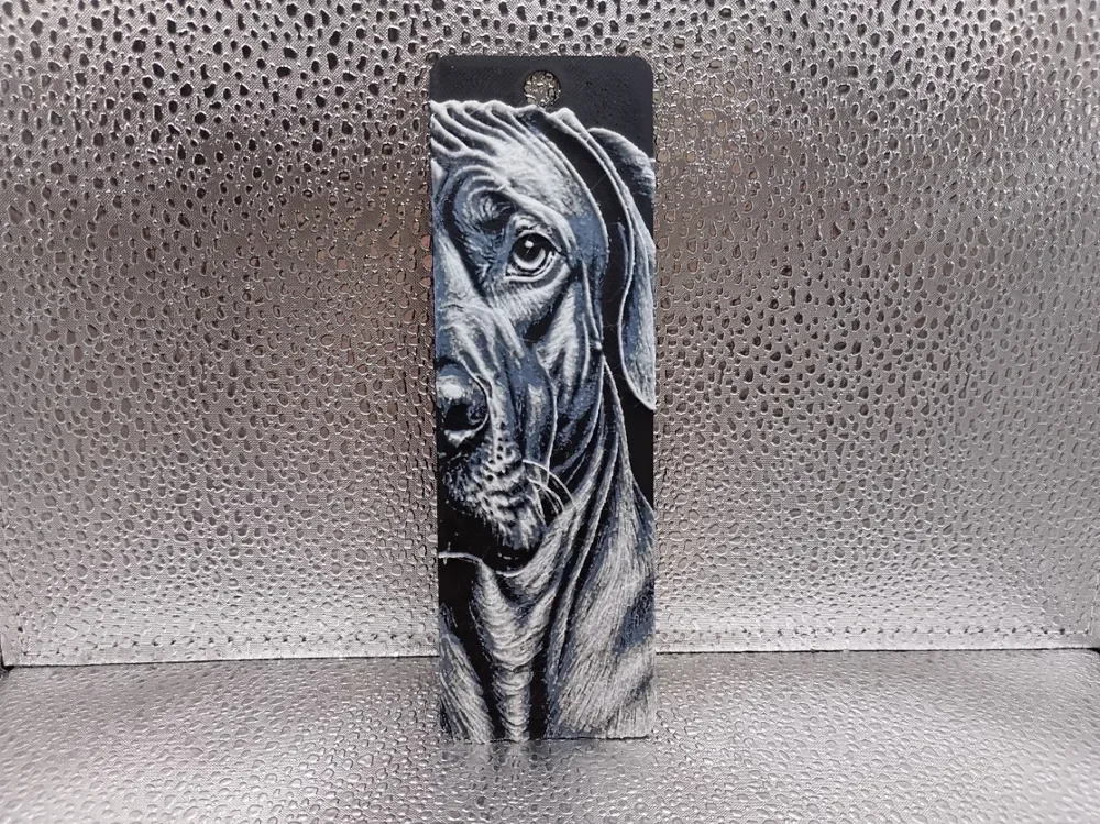 Rhodesian Ridgeback Bookmark – Hueforge by Borishotch Industries HueForge model: Rhodesian Ridgeback Bookmark – Hueforge by Borishotch Industries