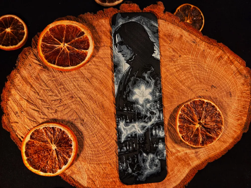 Severus Snape, Harry Potter inspired bookmark by EternalDesigns3D HueForge model: Severus Snape, Harry Potter inspired bookmark by EternalDesigns3D