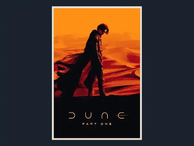 HueForge model: Dune: Part 1 (Movie Poster - HueForge) by HugheCraft