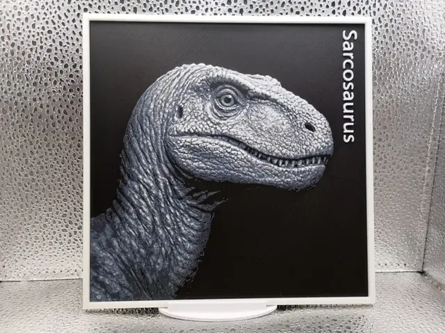 HueForge model: Sarcosaurus hueforge by Borishotch Industries