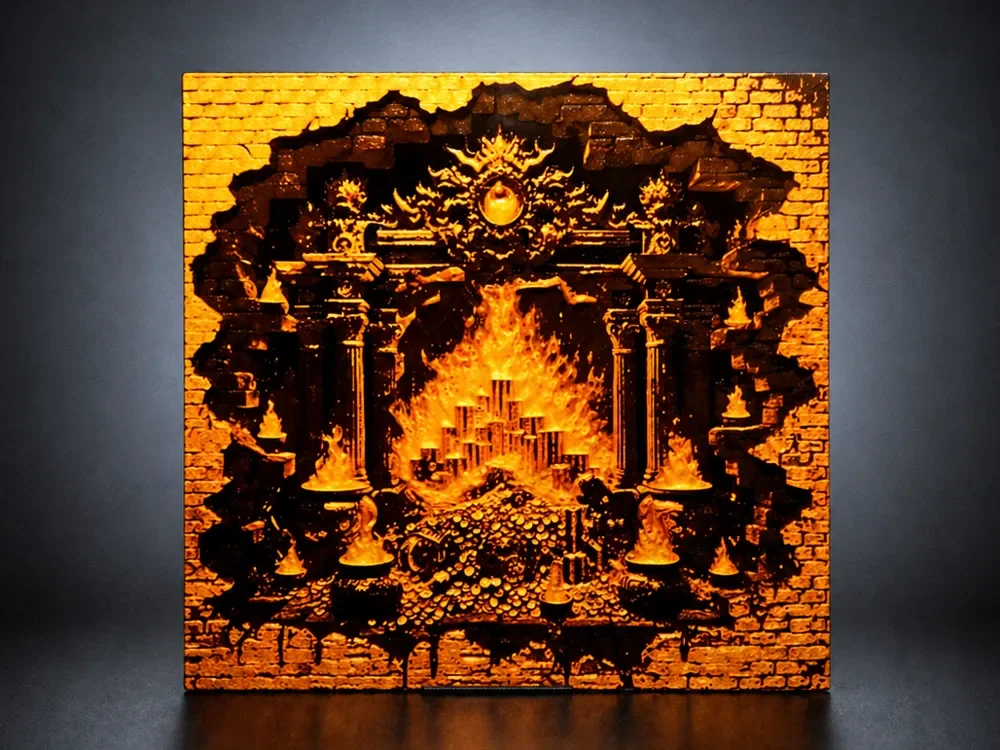 The Infernal Treasury of Eternal Flame by Aleksandr HueForge model: The Infernal Treasury of Eternal Flame by Aleksandr