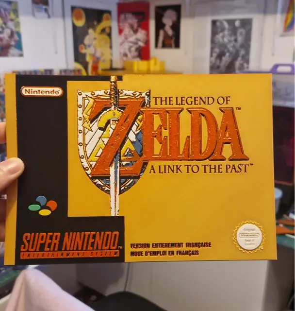 HueForge model: Super Nintendo - The Legend of Zelda Box by Hueforge by Dakiren