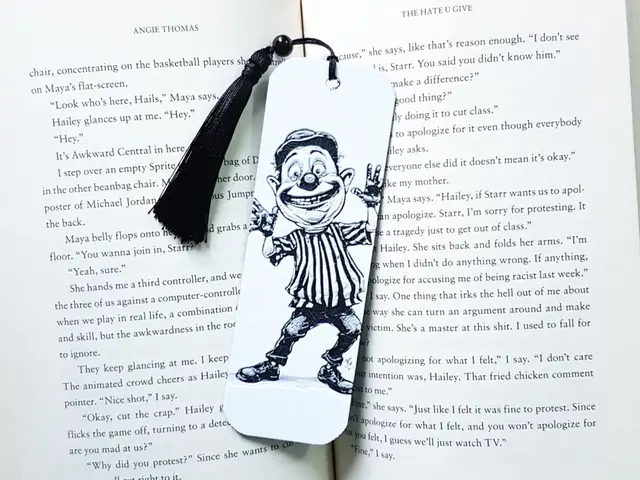 HueForge model: Bookmark, Mime by Dame Jo