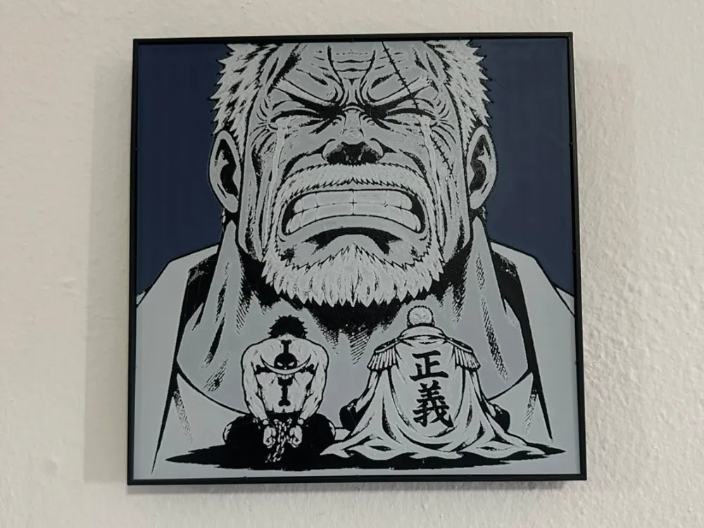 Garp And Ace Hueforge by TowerLayers HueForge model: Garp And Ace Hueforge by TowerLayers
