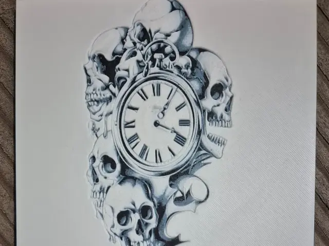 HueForge model: skull time by Buntsta