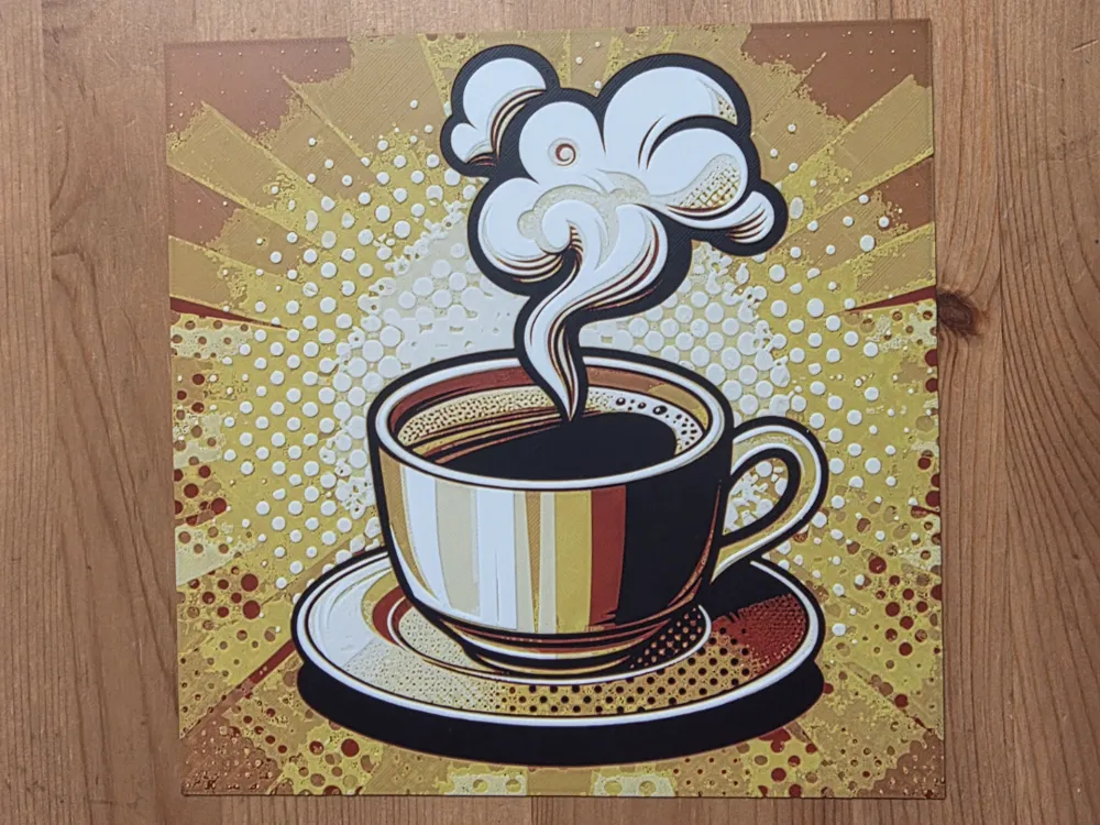 Coffee Hueforge by Morganja HueForge model: Coffee Hueforge by Morganja