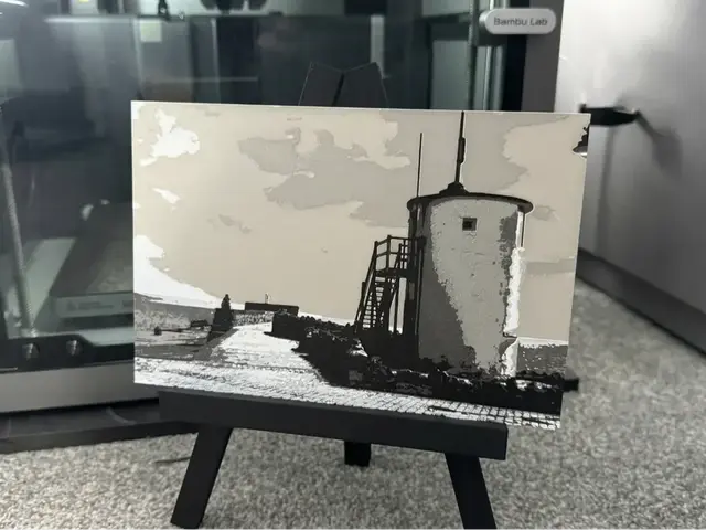 HueForge model: Porthcawl Pier Hueforge (Original Photography) by Welsh Maker