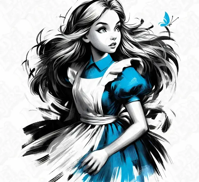 HueForge model: Alice in Wonderland Hueforge by LoFi Layers