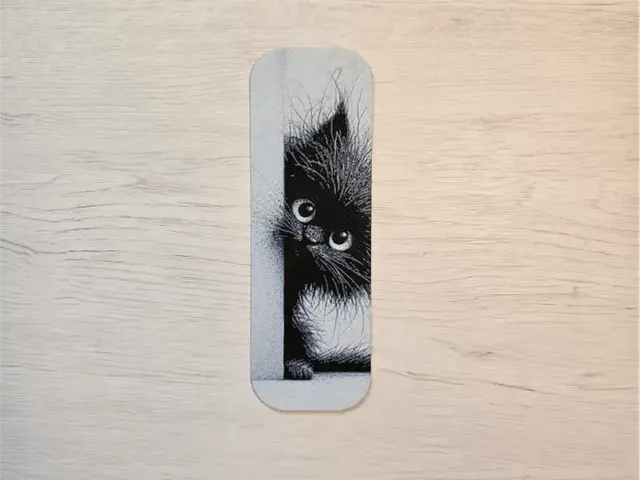 HueForge model: Crazy Hair Kitten Bookmark by Atrus Design