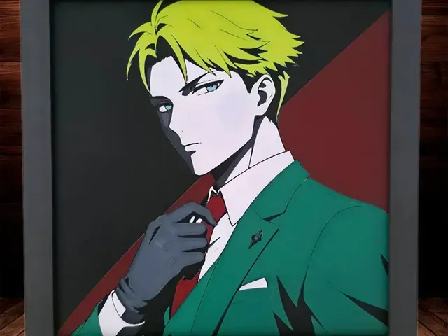 HueForge model: Loid Forger Spy X Family by Side Quest Hues
