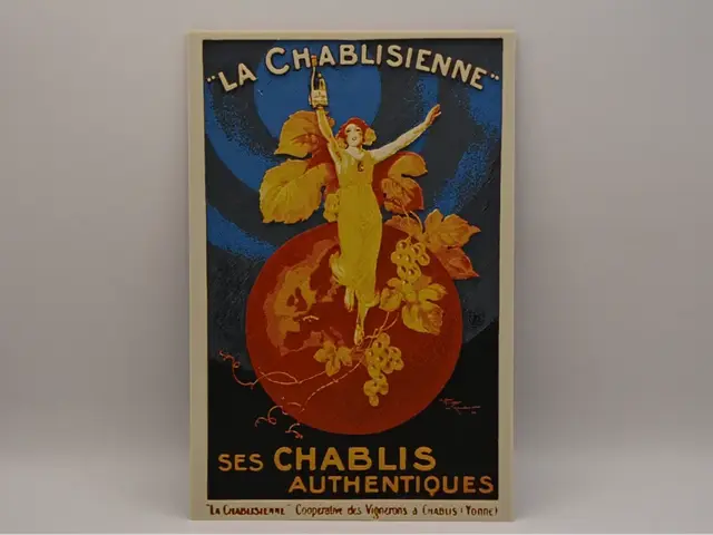 HueForge model: French vintage poster La Chablisienne – Hueforge by Altf4-Formation