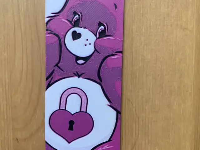HueForge model: Care Bear Bookmark by Morganja