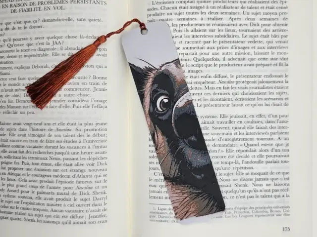 HueForge model: Bookmark The Dog's Eye by Kactus Fpv