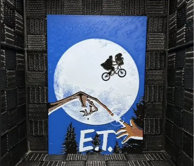 HueForge model: Hueforge Movie Poster - E.T. - by JoDau