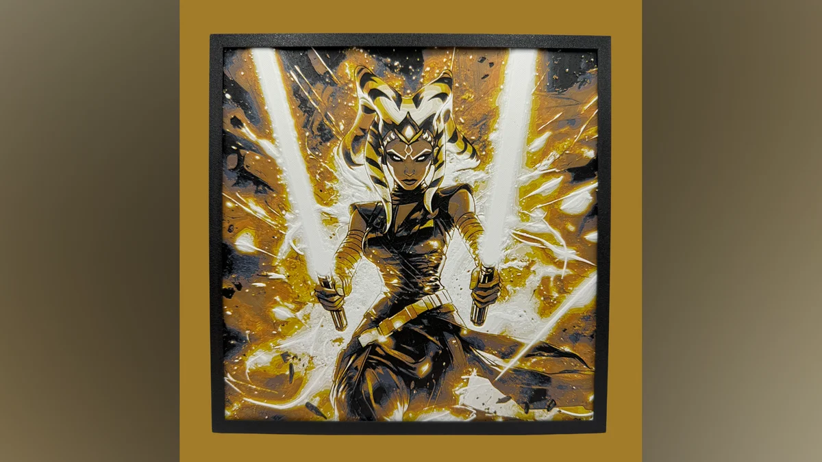 Milestone Exclusive - Ahsoka - Hueforge & 4 Panel Design by Canadian Gamer HueForge model: Milestone Exclusive - Ahsoka - Hueforge & 4 Panel Design by Canadian Gamer