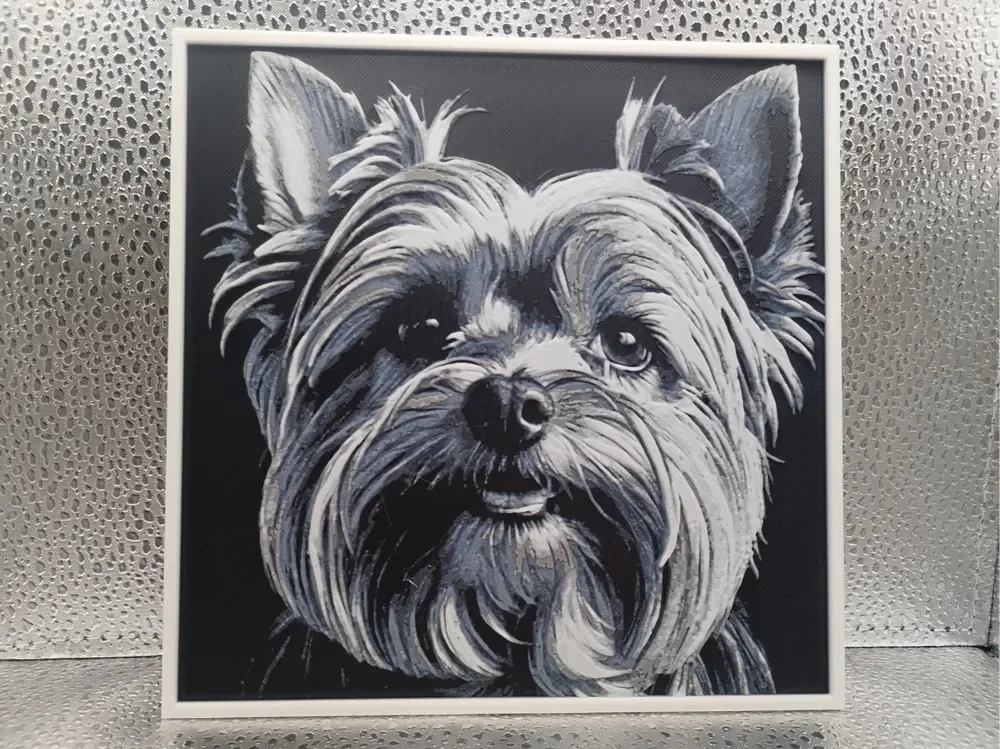 Yorkshire Terrier Hueforge by Borishotch Industries HueForge model: Yorkshire Terrier Hueforge by Borishotch Industries