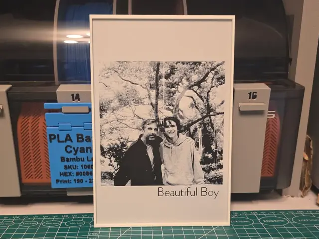 HueForge model: Beautiful Boy Movie Poster - Hueforge AArt by Lumpy3D