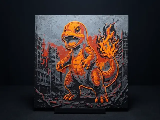 HueForge model: Charzilla - Hueforge by LED