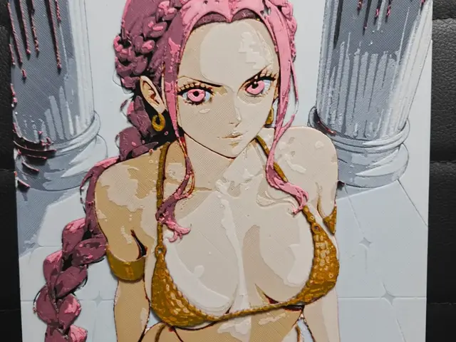 HueForge model: Rebecca One Piece by TheHueforgeLady