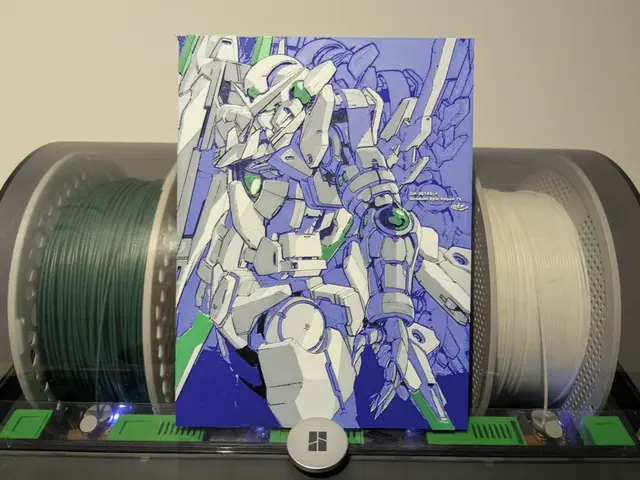 HueForge model: Gundam Exia Repair IV Hueforge - Gundam 00 by Razel
