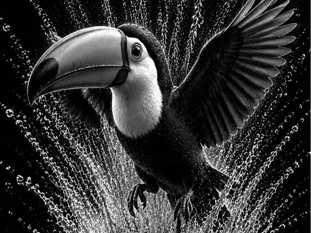 HueForge model: Bookmark Toucan/collectible card EASY PRINT by Hueforge Maker