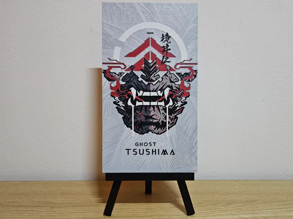 Ghost Of Tsushima Hueforge by Opao HueForge model: Ghost Of Tsushima Hueforge by Opao