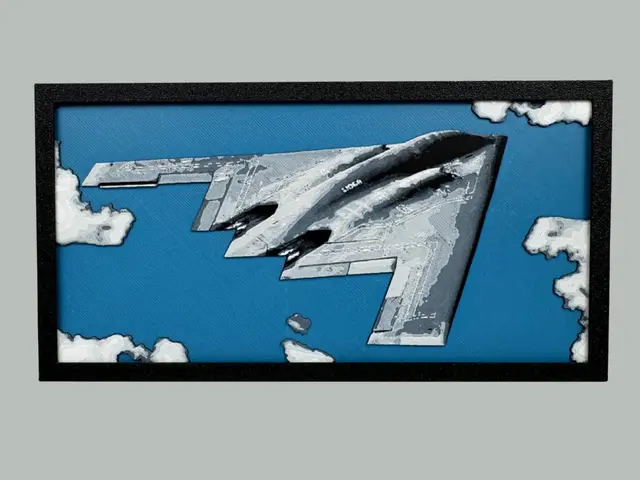 HueForge model: B2 Stealth Bomber by Canadian Gamer