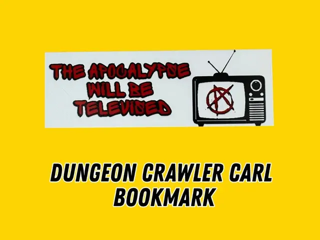 HueForge model: The Apocalypse Will Be Televised - DCC Bookmark by Canadian Gamer
