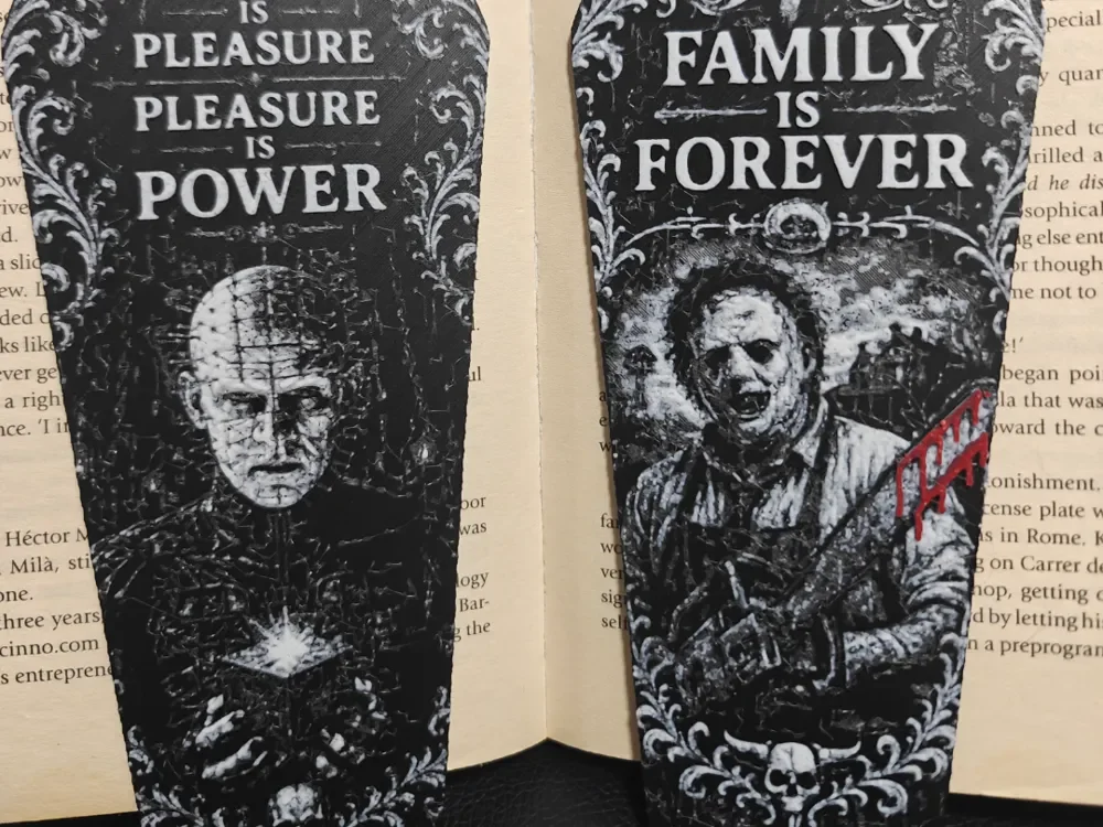 Leatherface & Pinhead Horror Bookmark Collection by TheHueforgeLady HueForge model: Leatherface & Pinhead Horror Bookmark Collection by TheHueforgeLady