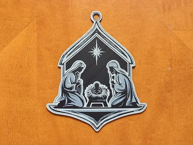 Nativity Christmas Tree Ornament Bauble Decoration