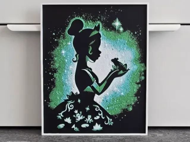 HueForge model: Disney Tiana Hueforge by RIVY3Dprint