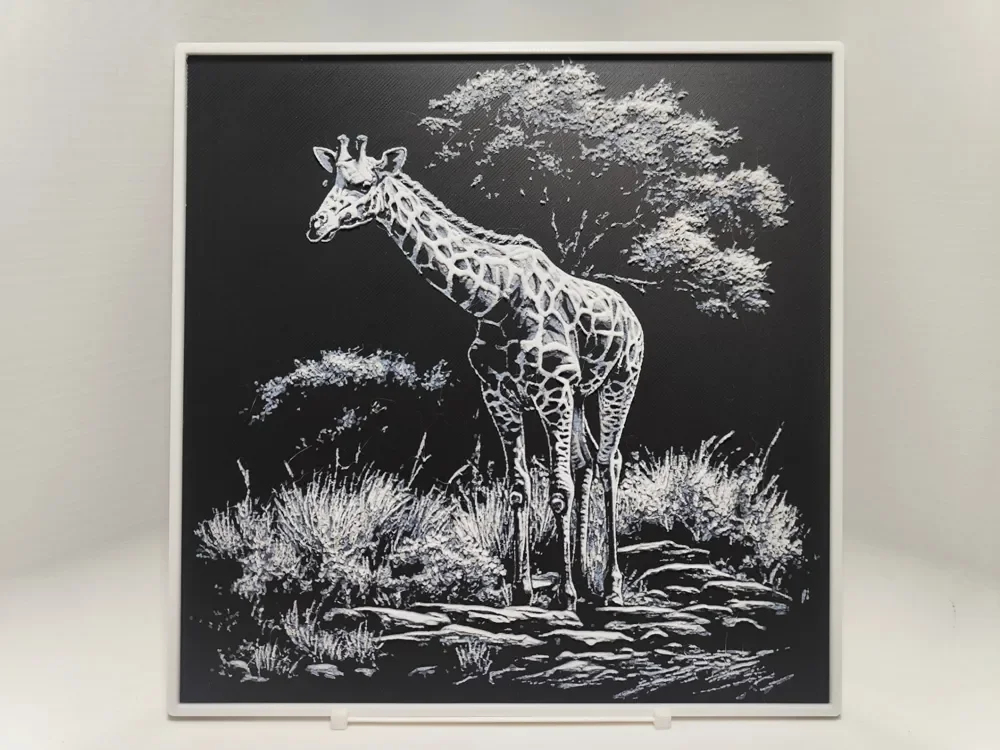 Giraffe - Hueforge by BeaN HueForge model: Giraffe - Hueforge by BeaN